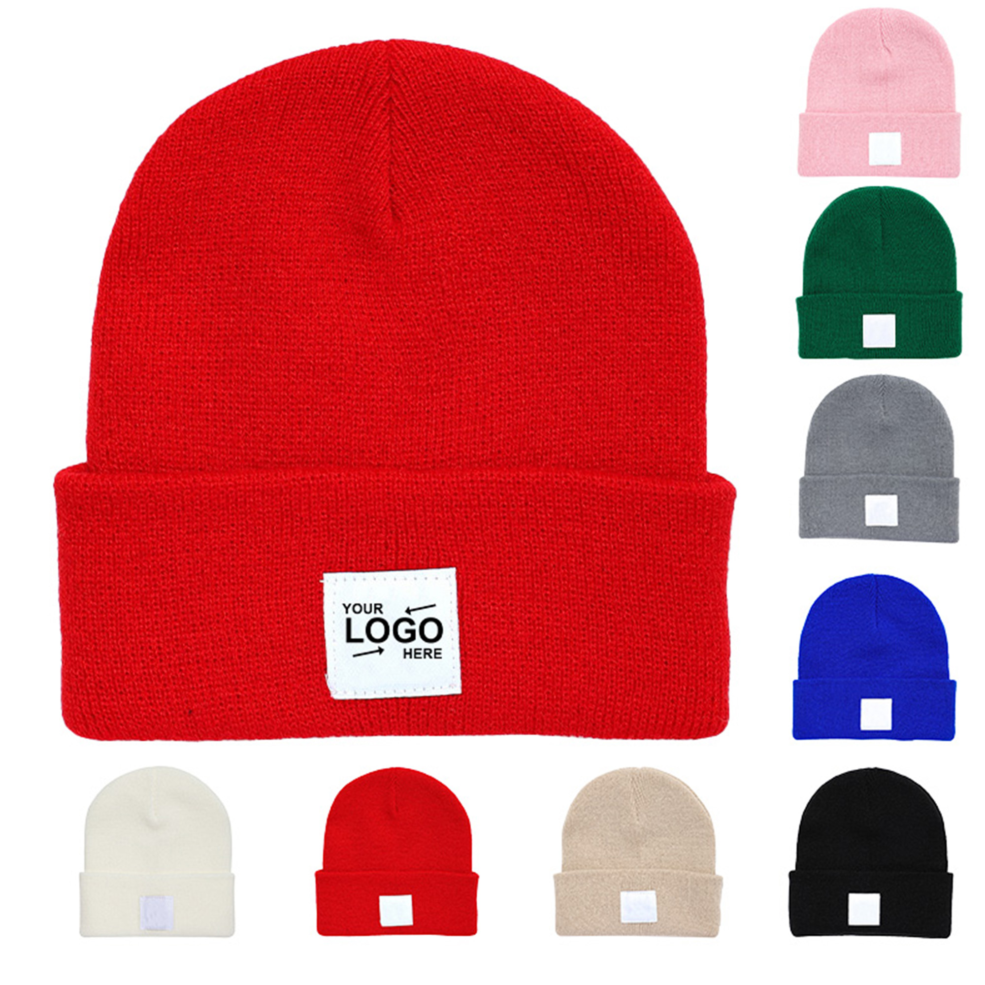 Multi Color Minimalist Stylish Cotton Warm Beanie Hat 1