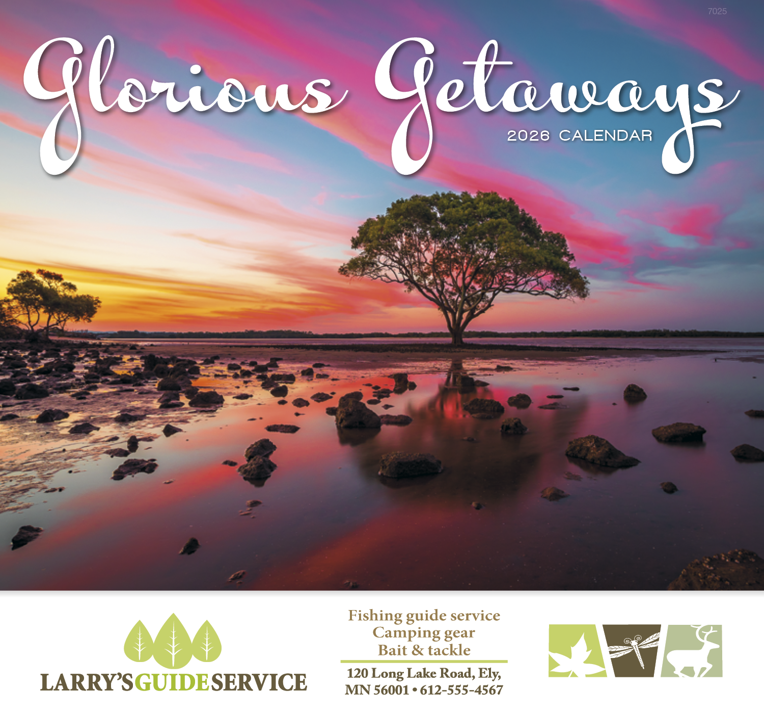 Good Value™ Glorious Getaways - Stapled Calendar 7