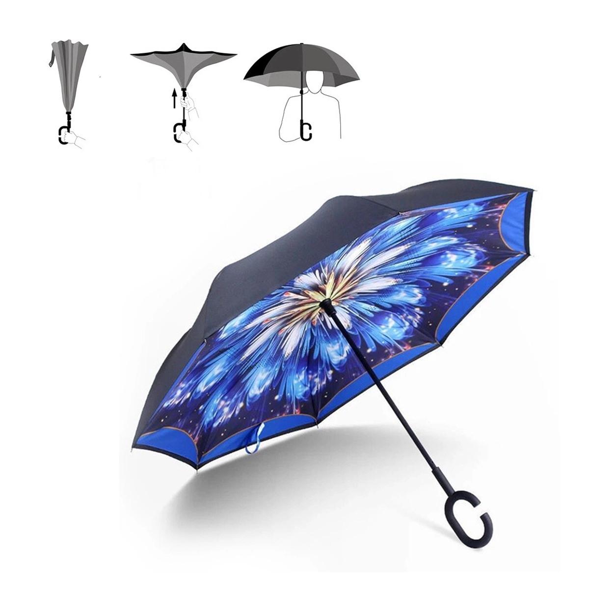 Stratus Reversible Inverted Umbrella 3