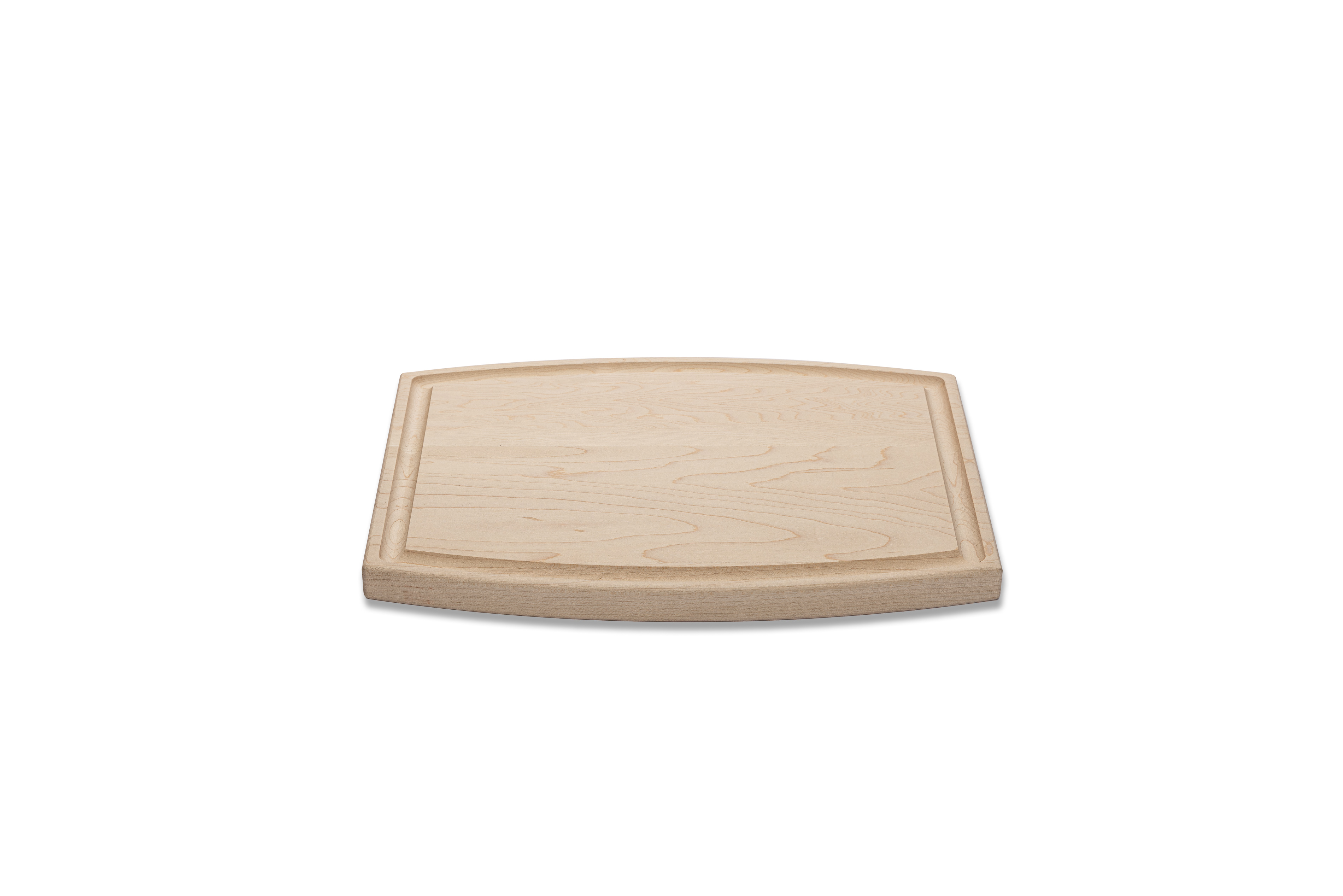 Small Maple Arched Cutting Board with Juice Groove 12"x9"x3/4" 2