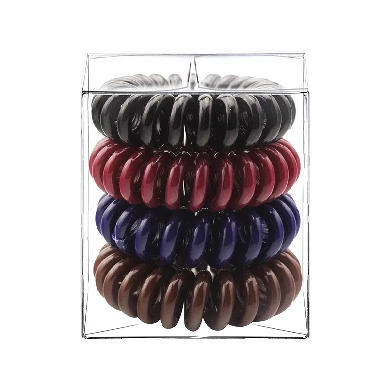 Spiral Phone Cord Hair Ties 4