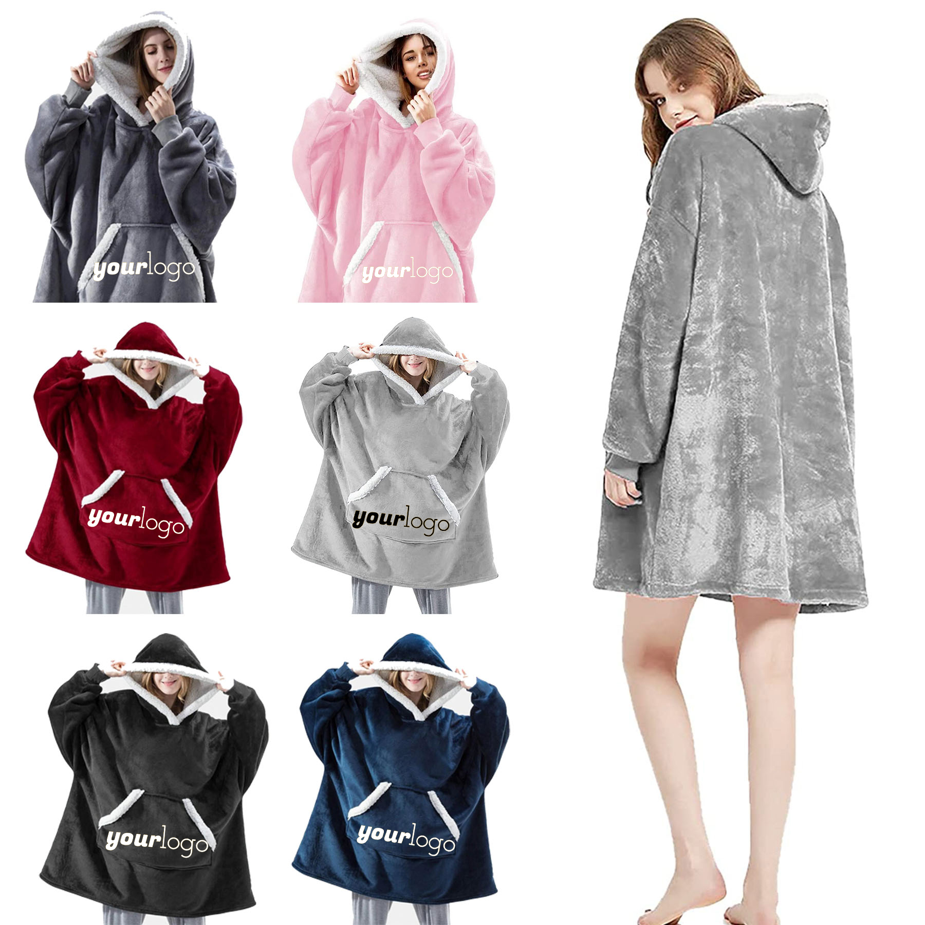 Wearable Blanket Hoodie 2