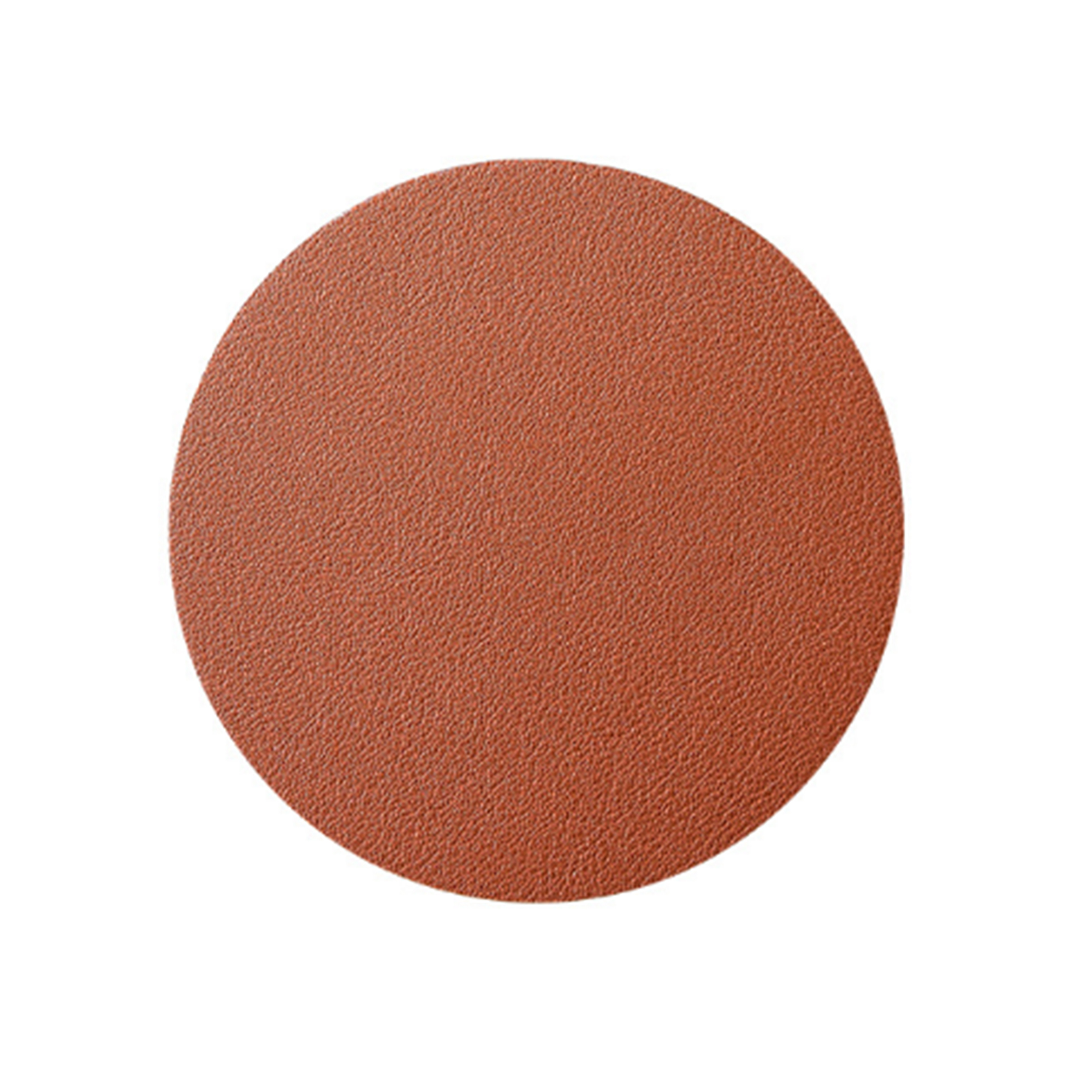 MOQ 50 PCS Stylish Solid Color Round PU Leather Coaster 4