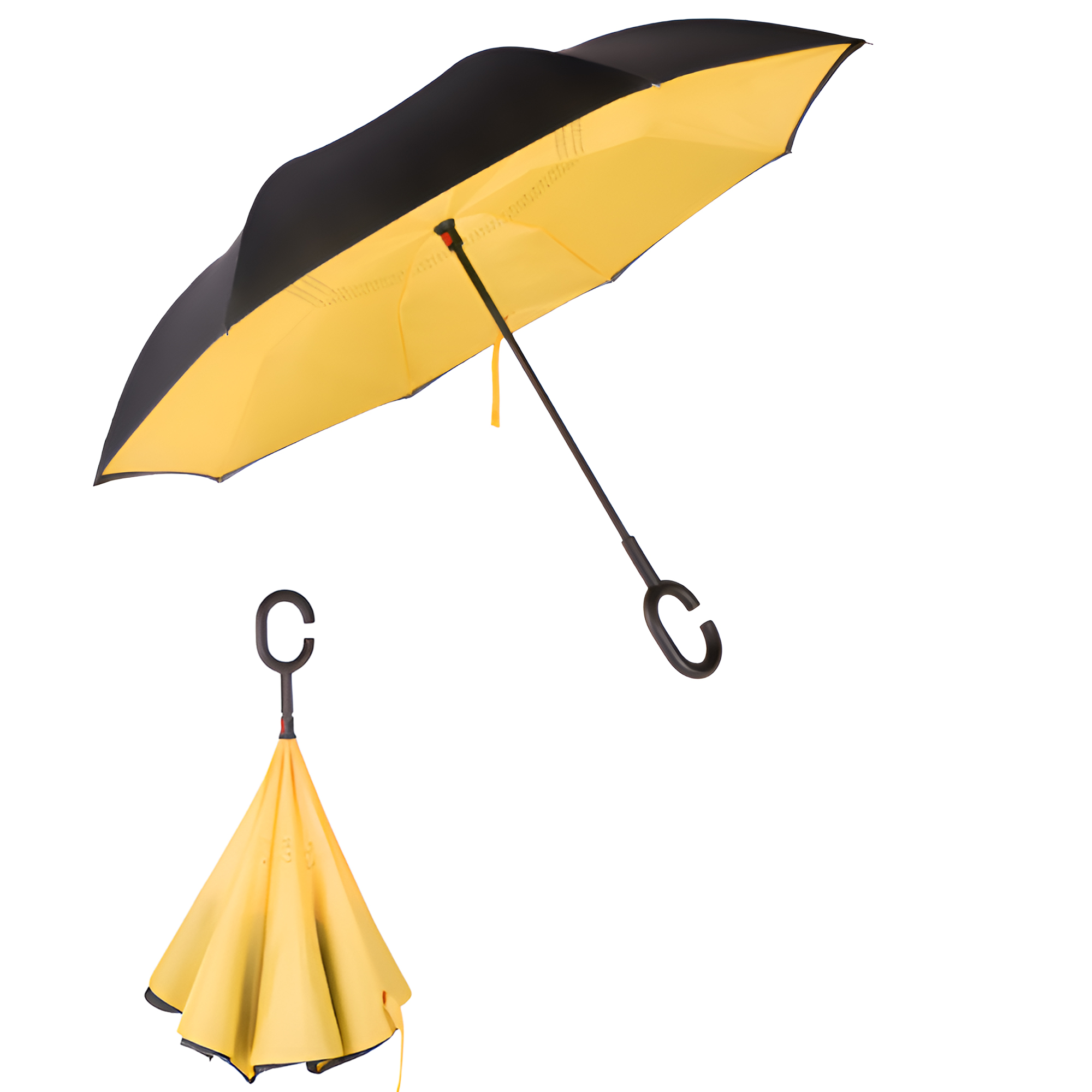 MOQ 30 PCS Convenient Hands Free Inverted Umbrella 3