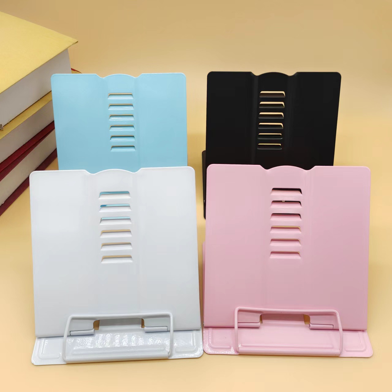 Foldable Stainless Steel Book Stand 1
