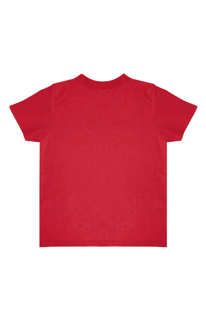 Toddler Short Sleeve Coverstitch Neck Tee 3