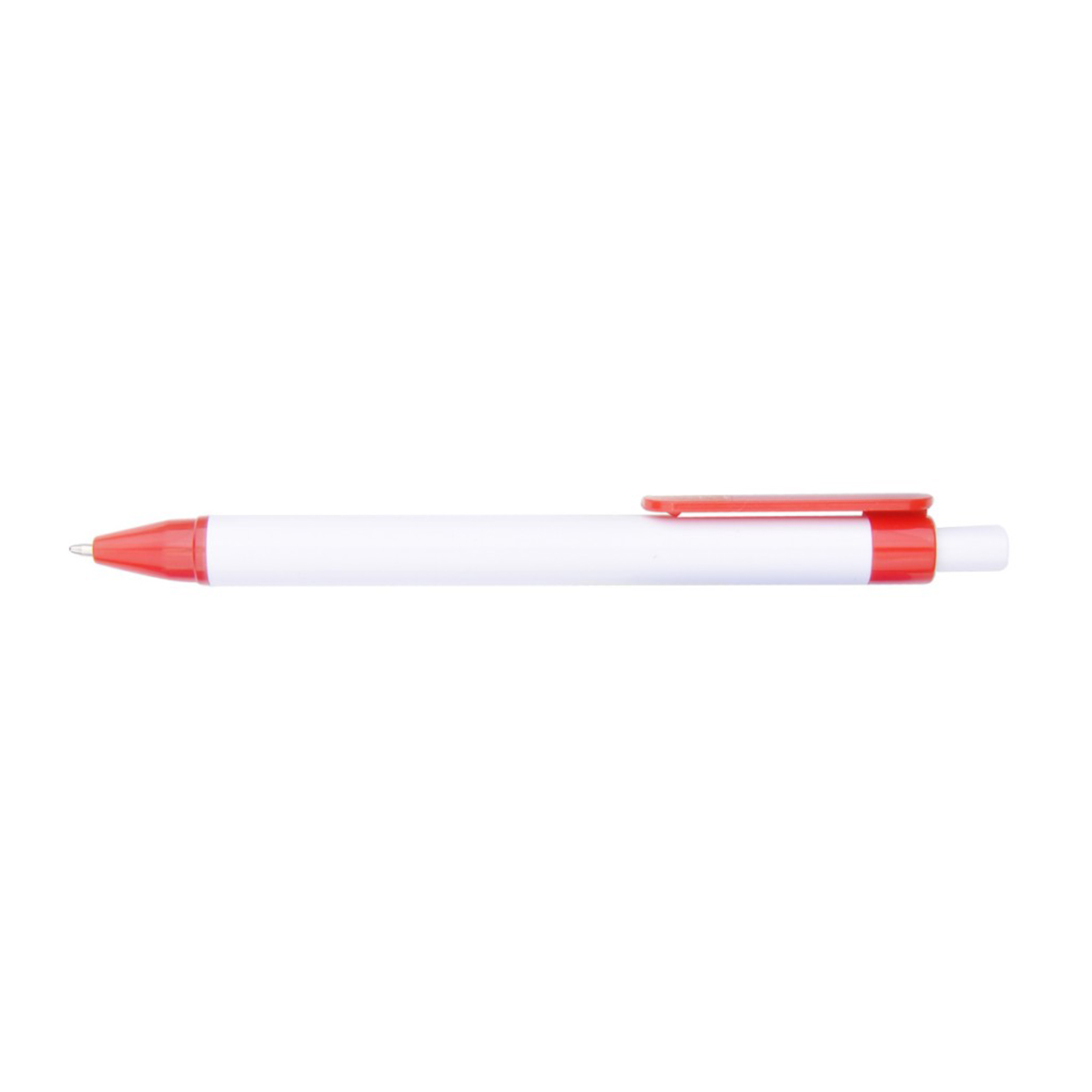 Plastic Ballpoint Pen w/Color Clip 3