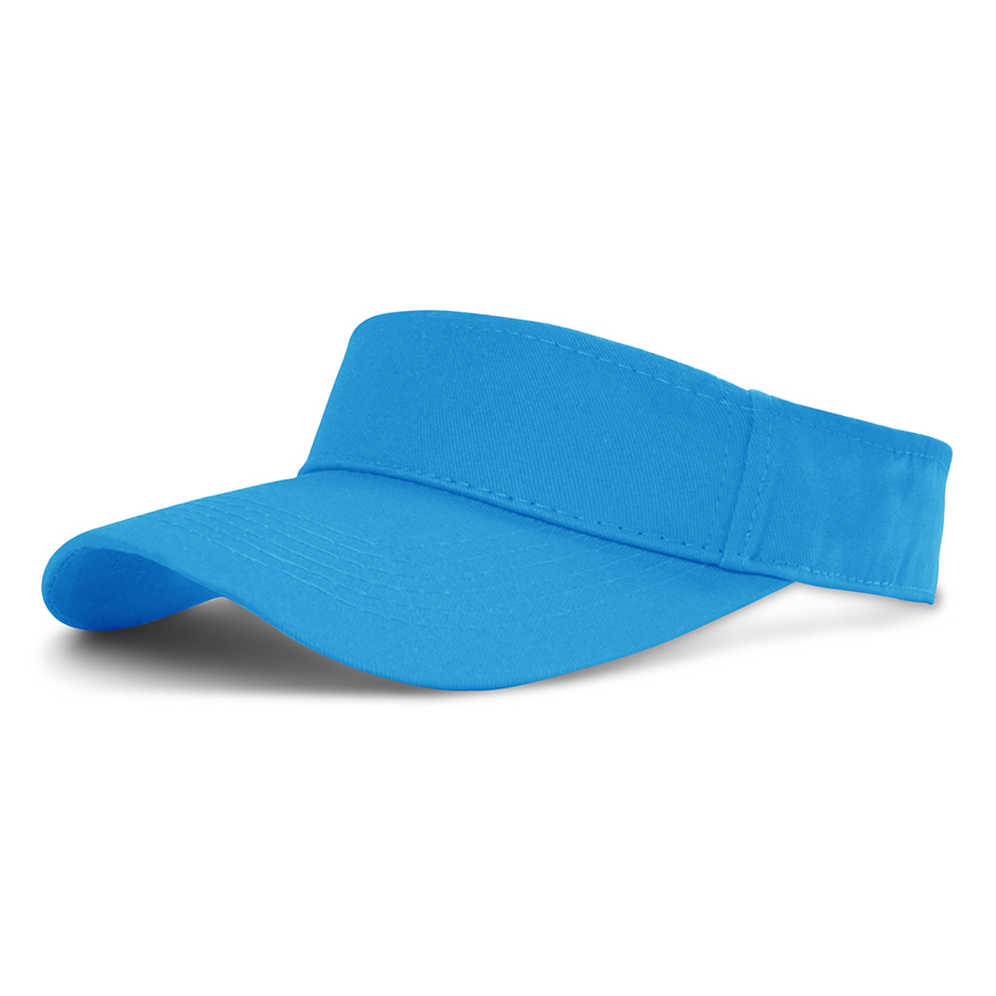 Stock Solid Color Cotton Visor 29