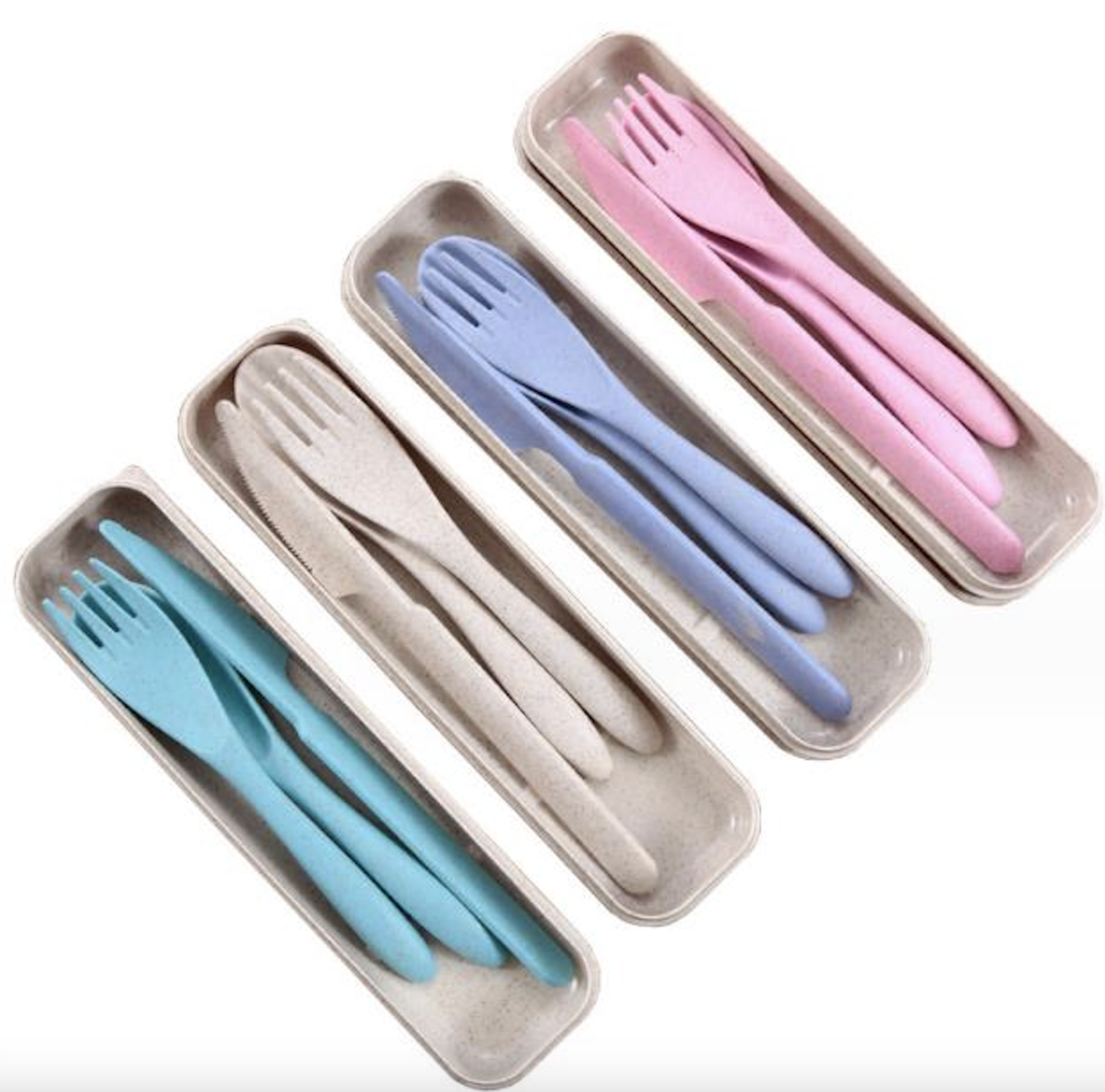 Wheat Straw Cutlery / Wheat three-piece Set 1