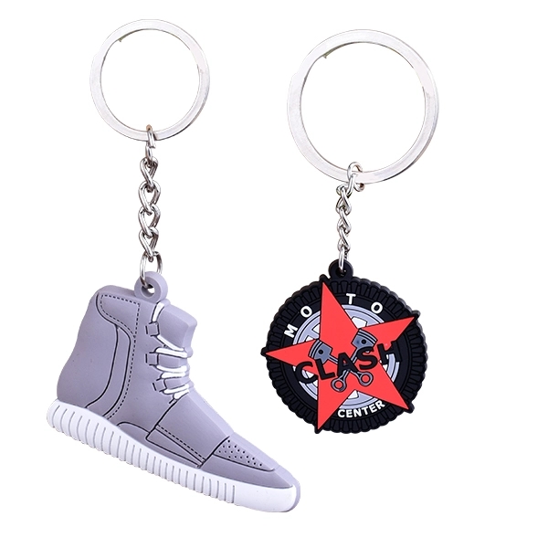 2.25" Custom 2D PVC Keychain 13