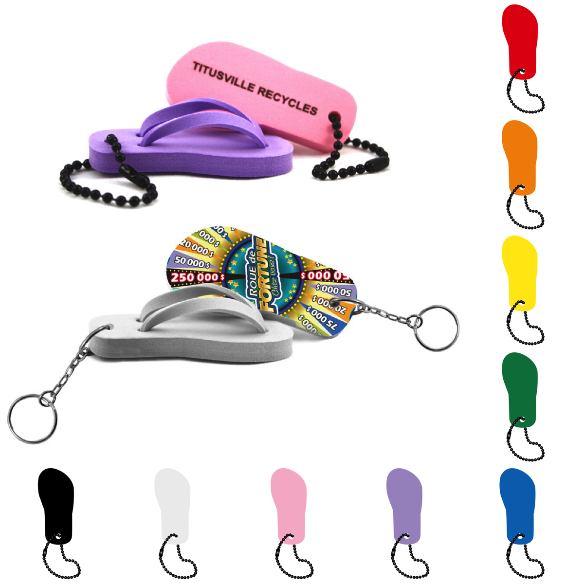 Flip Flop Key Tag 2
