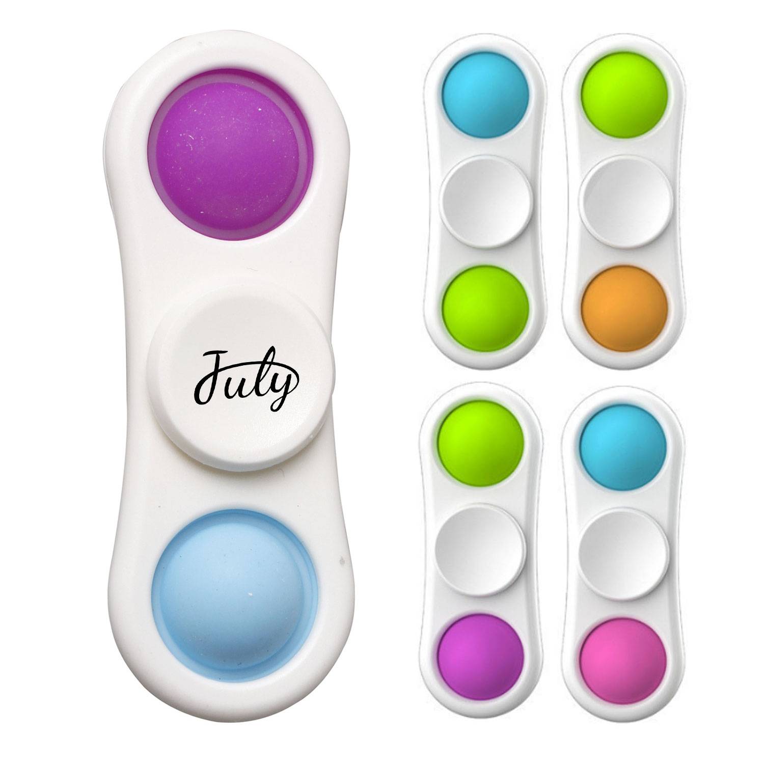 2 Bubbles Pop-it Fidget Spinner 1