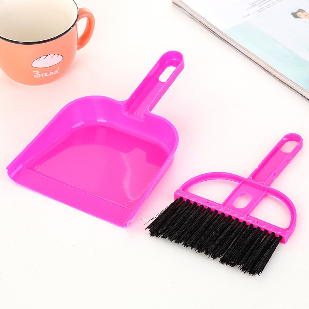 Mini Cleaning Brush and Dustpan Set 4