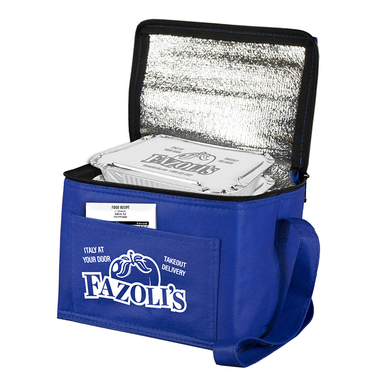 8" W x 6" D x 6" H - "Cool-It" Non-Woven Insulated Cooler Bag 3