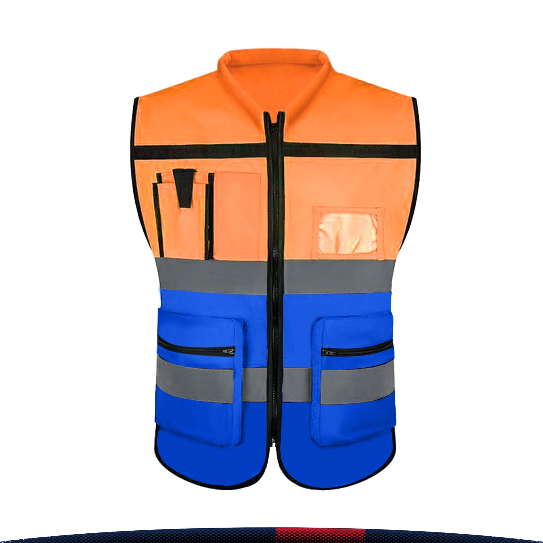 Multi Pockets Reflective Safety Vest 3