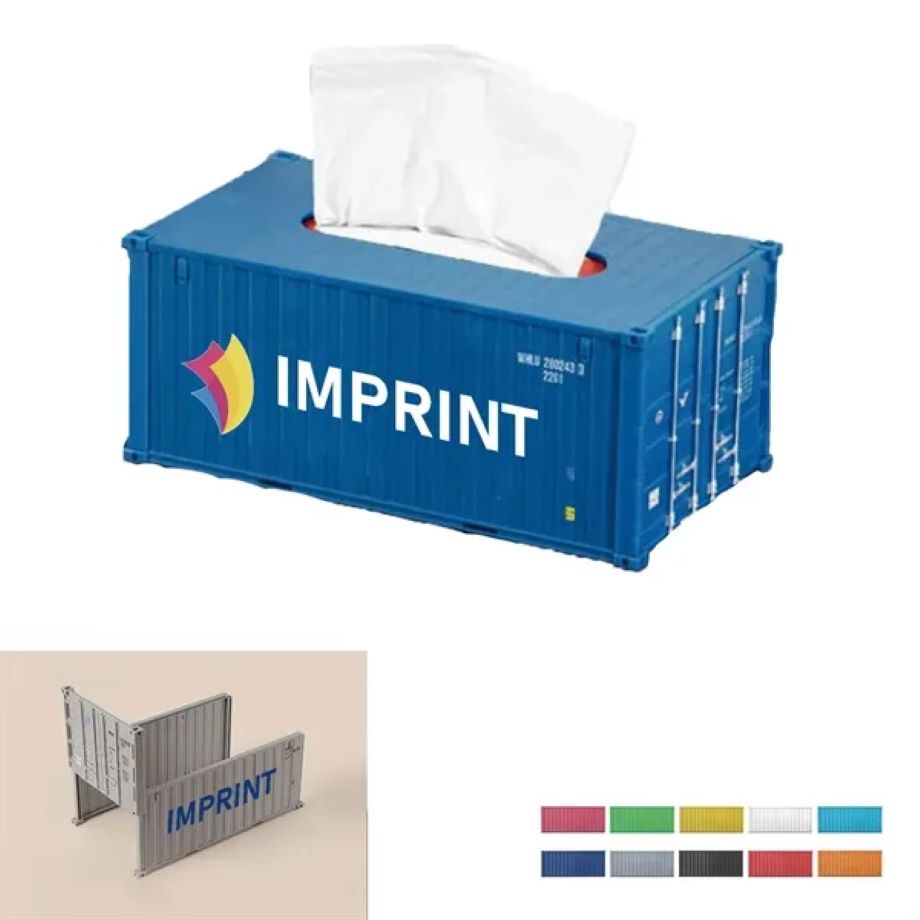 Shipping Container Tissue Box Cover 1