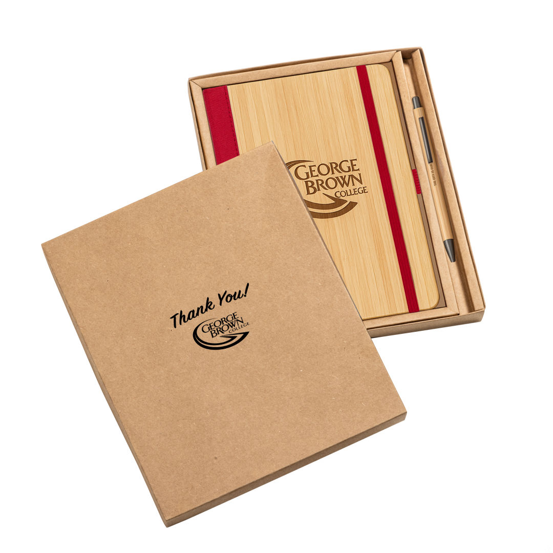 Forleo Bamboo Notebook/Lucky Pen Gift Set 2