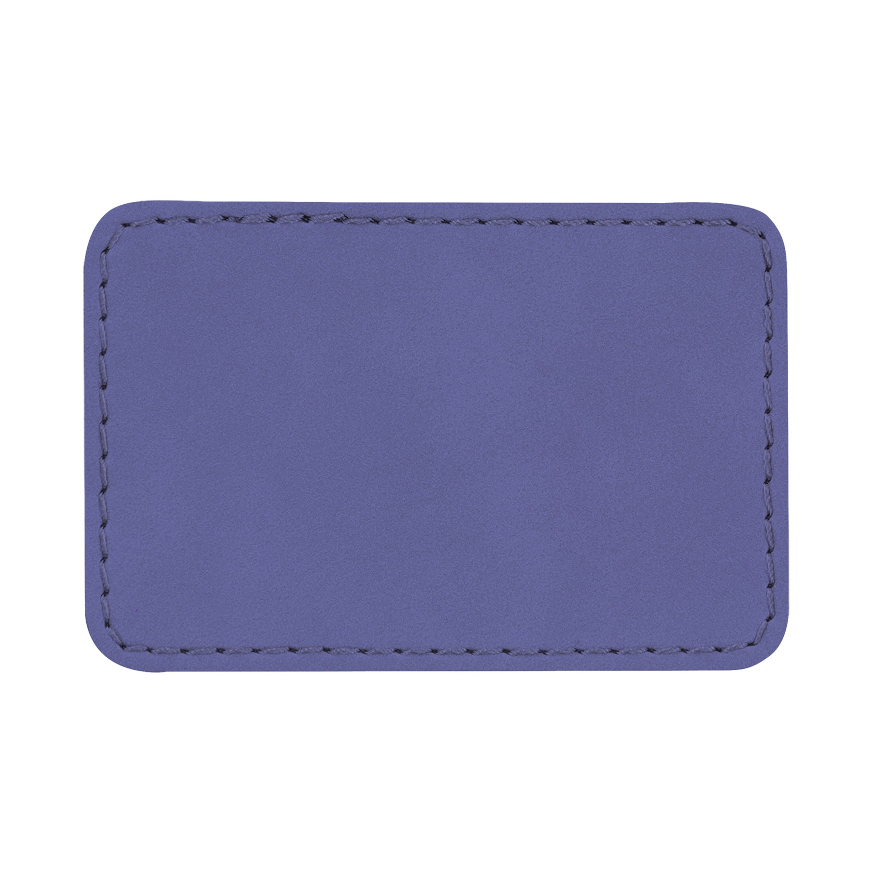 3" x 2" Purple Leatherette Rectangular Patch with Adhesive 2