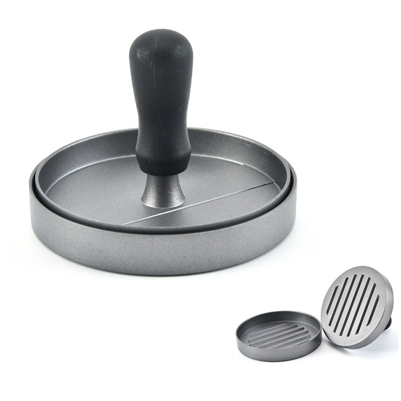 Aluminum Non-Stick Hamburger Press 2