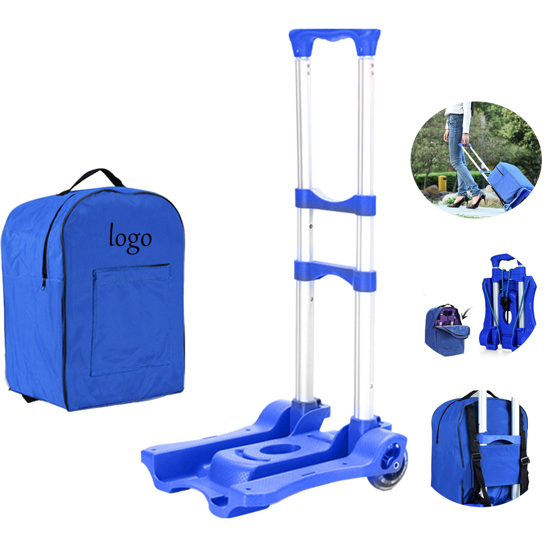 Foldable Luggage Cart 2