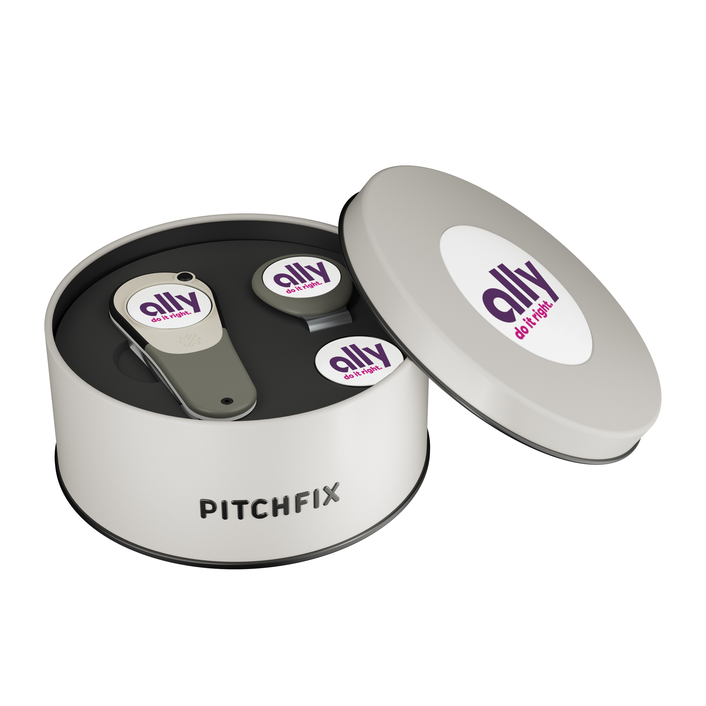 Pitchfix Icon Golf Divot Tool Deluxe Gift Set w/ Hat Clip 2