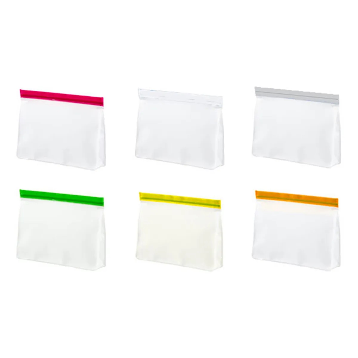 BPA-Free Leakproof Reusable Freezer Bags for Food Storage 3