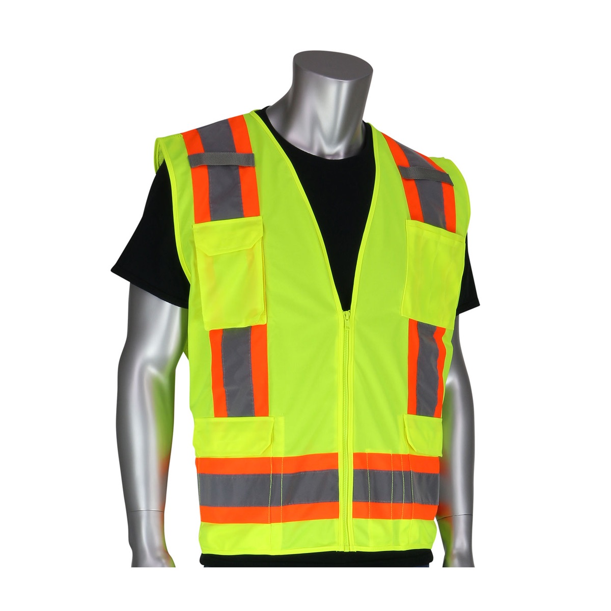 Two Tone 6 Pocket Surveyors Vest 7