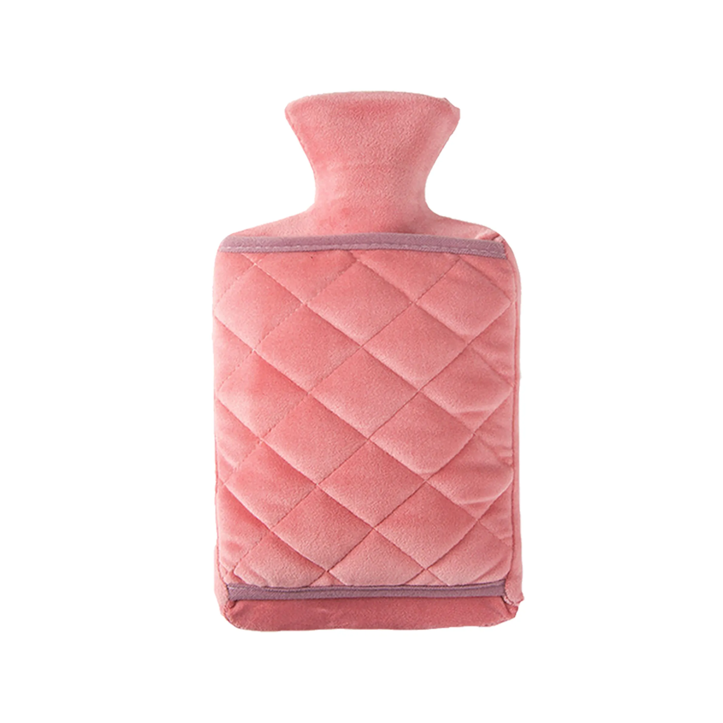 2.0L PVC Hot Water Bottle with Hand Pocket Cover 6