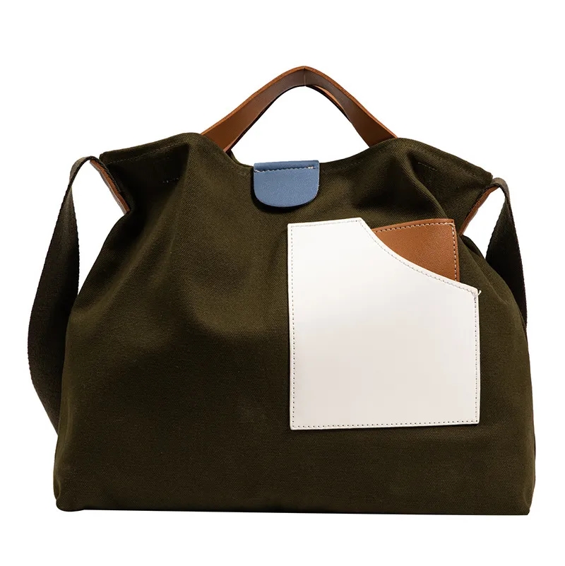 Canvas Shoulder Tote Bag, custom tote bag with logo imprint 3