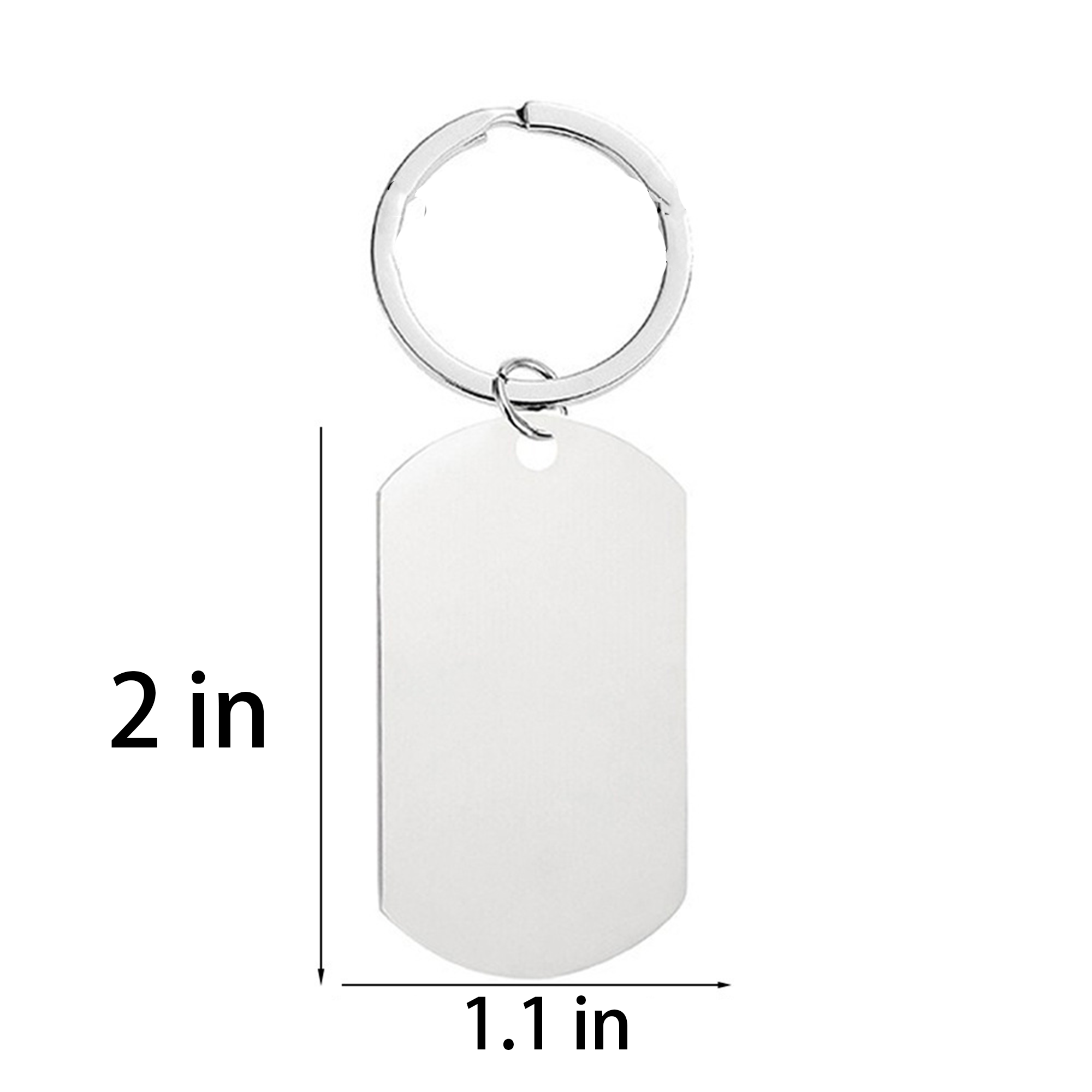 Stainless Steel Metal Keychain 2