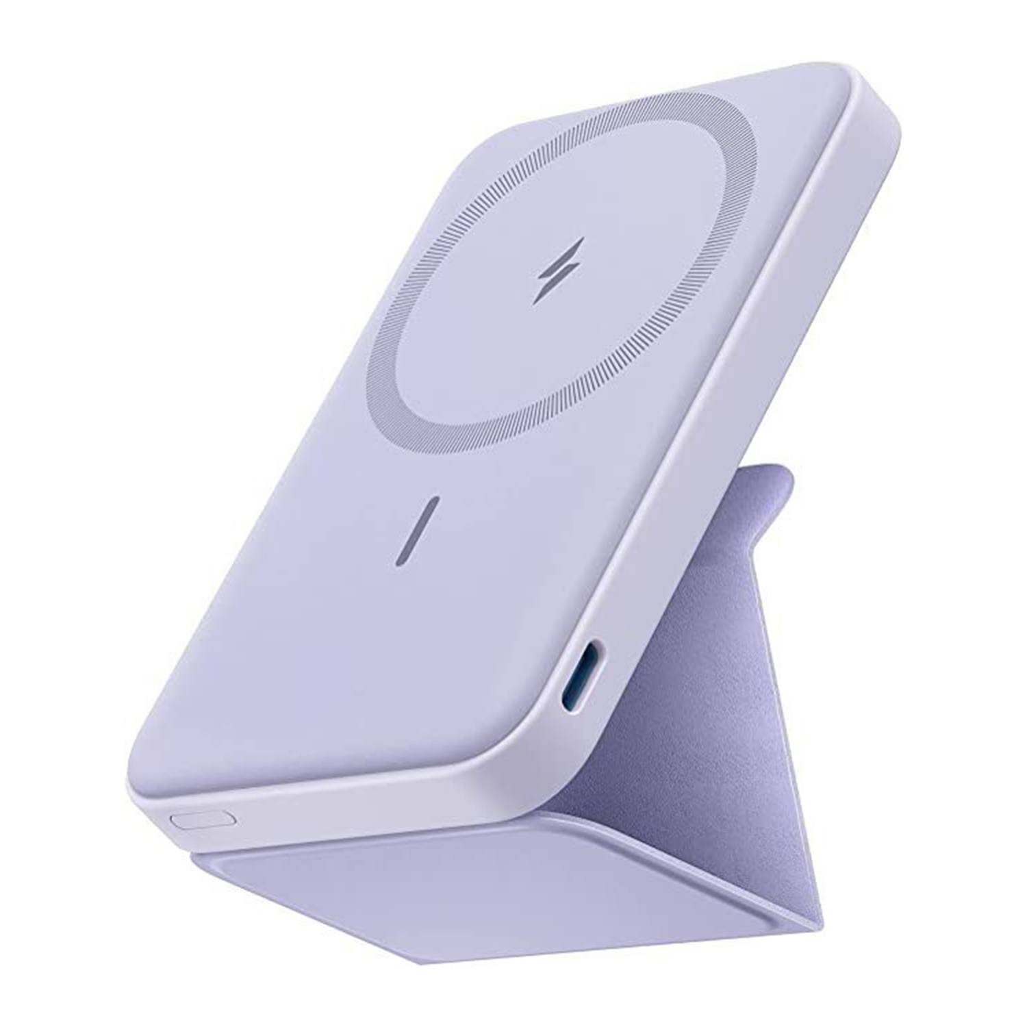 Magnetic Wireless Portable 5000mAh Mobile Power with Stand 2