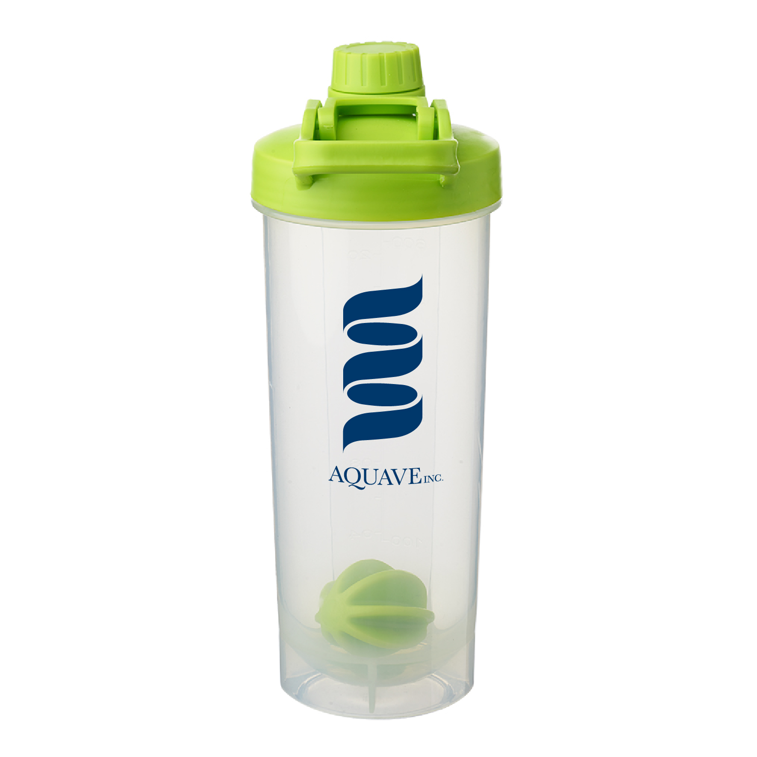 24 oz. Parthenon Plastic Shaker Bottle (1 Color Imprint) 3