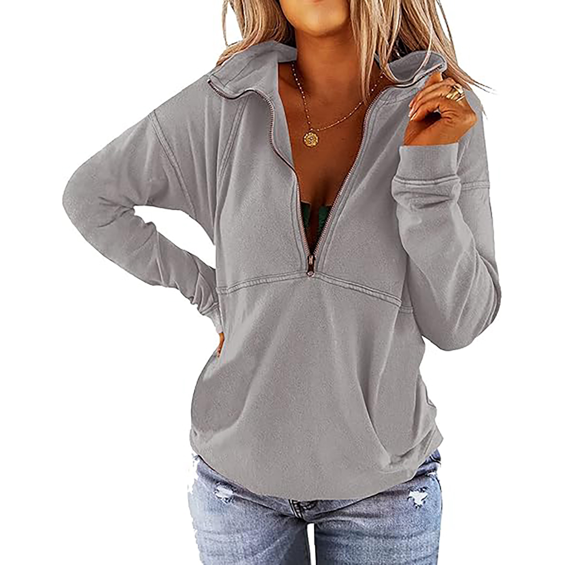 Loose Fit Casual Pullover 13