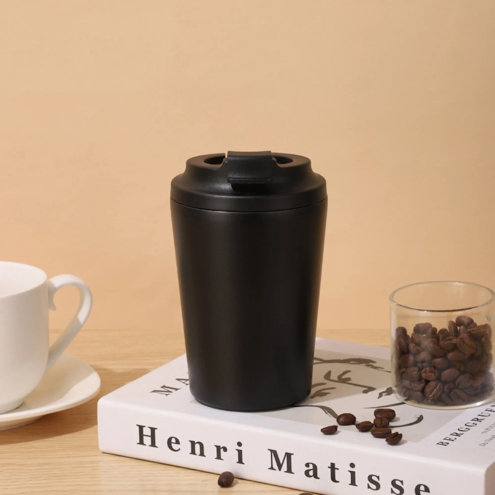 12oz Stainless Steel Thermal Mug Coffee Cup Free Shipping 2