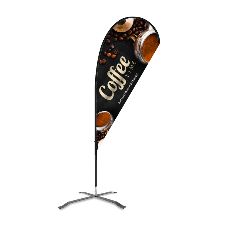 Flex Blade® Teardrop Flag Kit, Single-Sided - 6' outdoor flag 2