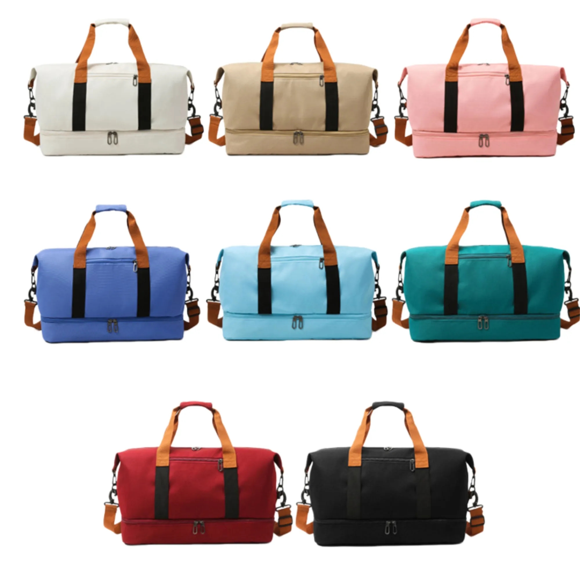 Carry-On Travel Duffle Bag Handbag With Luggage Sleeve 3