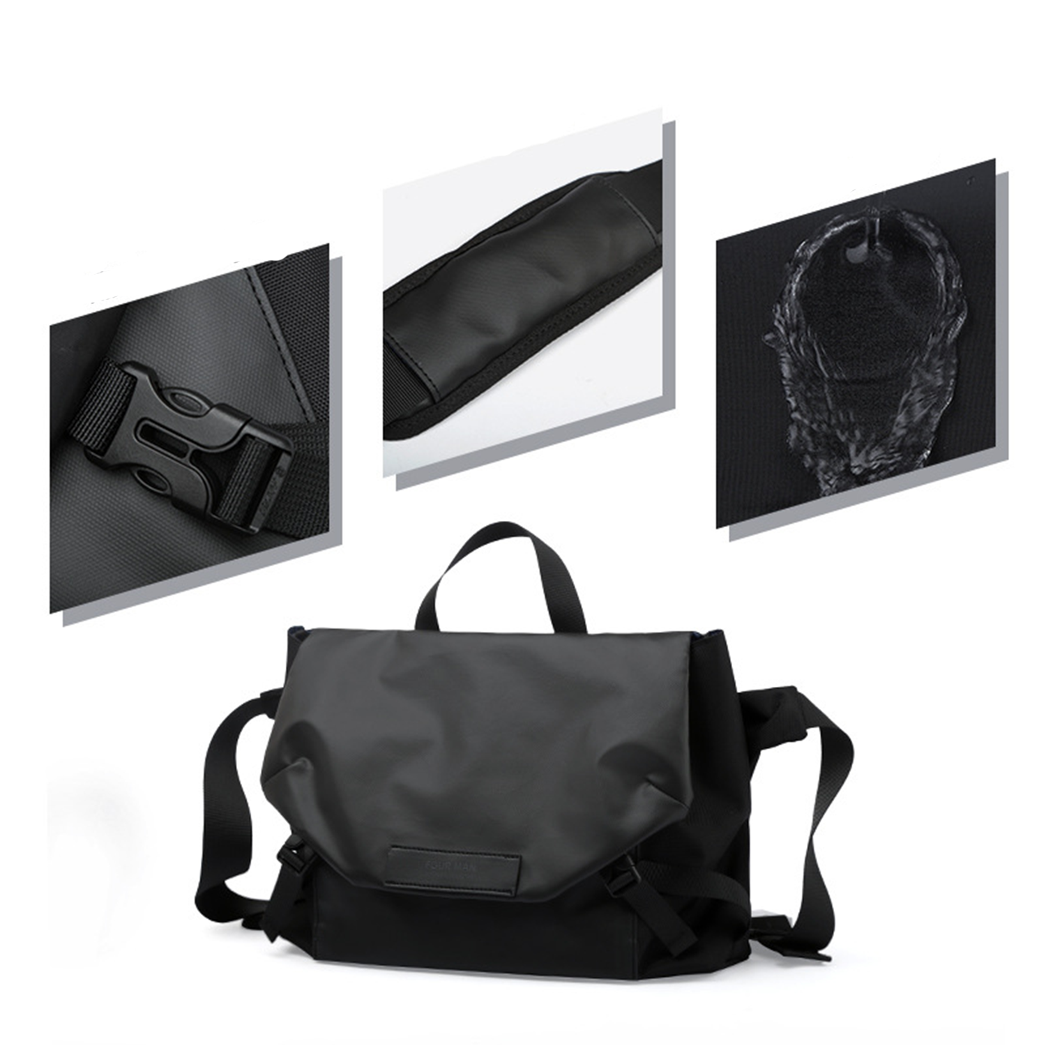 Large Capacity Laptop Messenger Bag 4