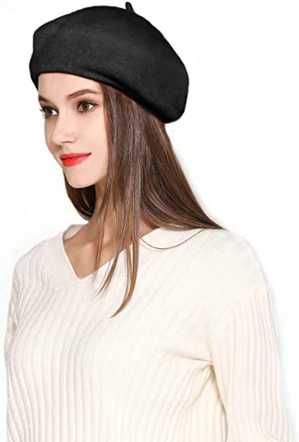 Vintage French Wool Beret 10
