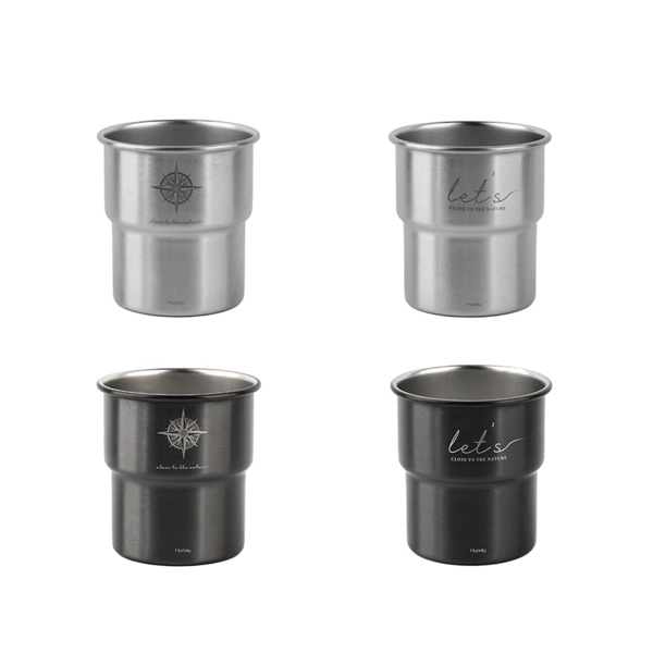 Stainless Steel Stackable Metal Drinking Cups 3