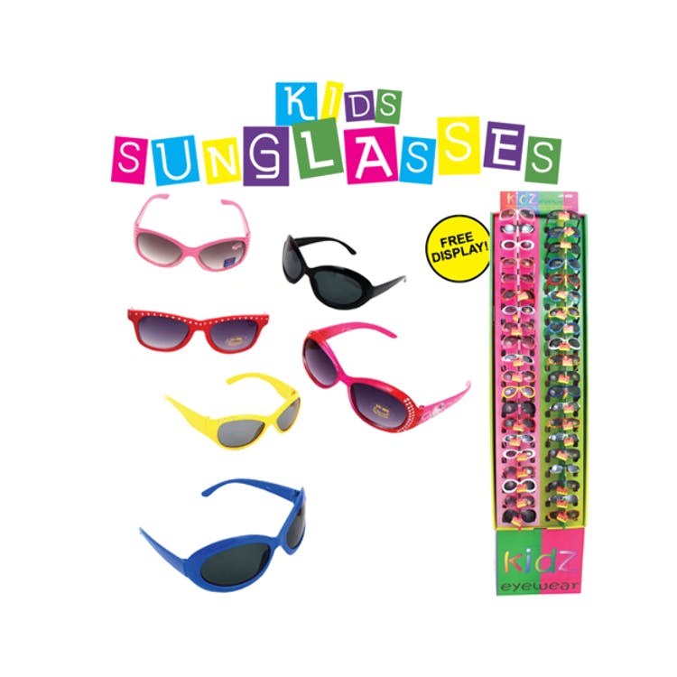 Kids' Assorted Sunglasses - Plastic Floor Display 1