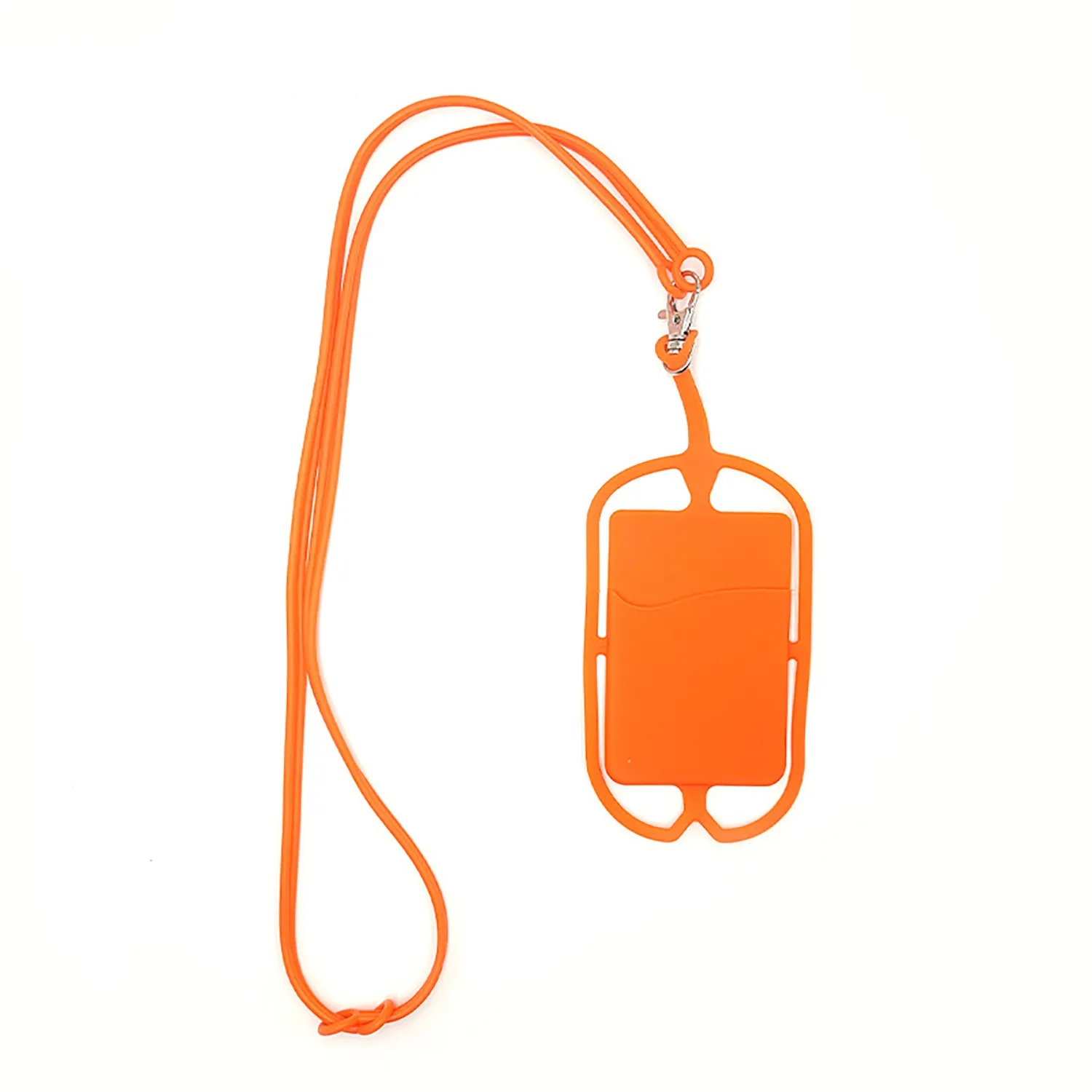 Silicone Lanyards with Phone Holder and Wallet 2