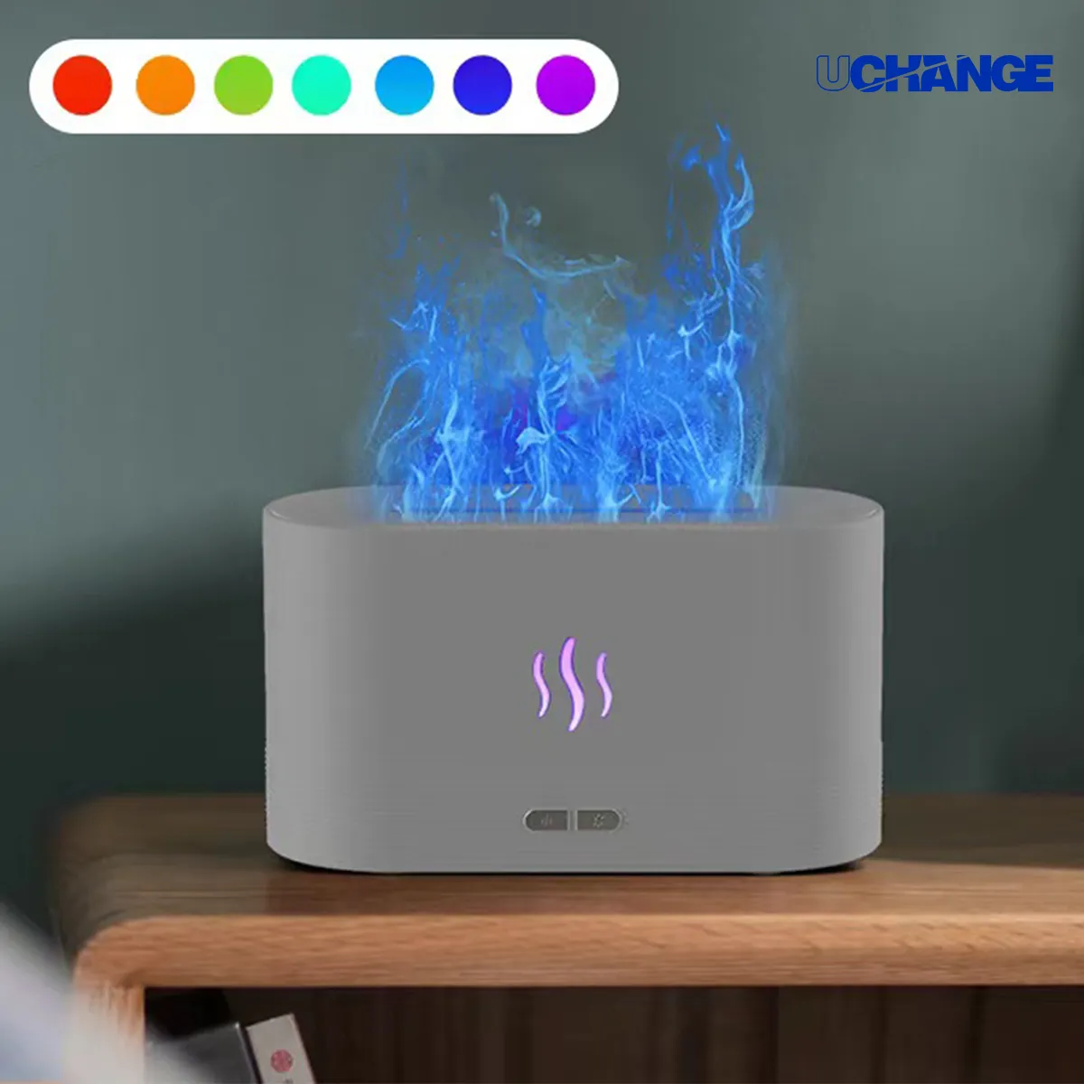 Flame Effect Aromatherapy Diffuser With Humidifier 6