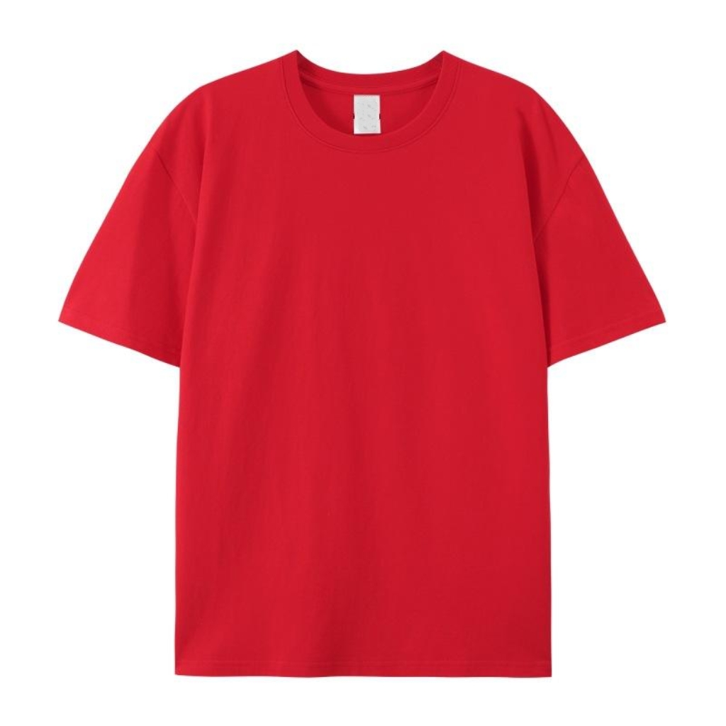 Unisex Pure Cotton Round Neck T-Shirt 3