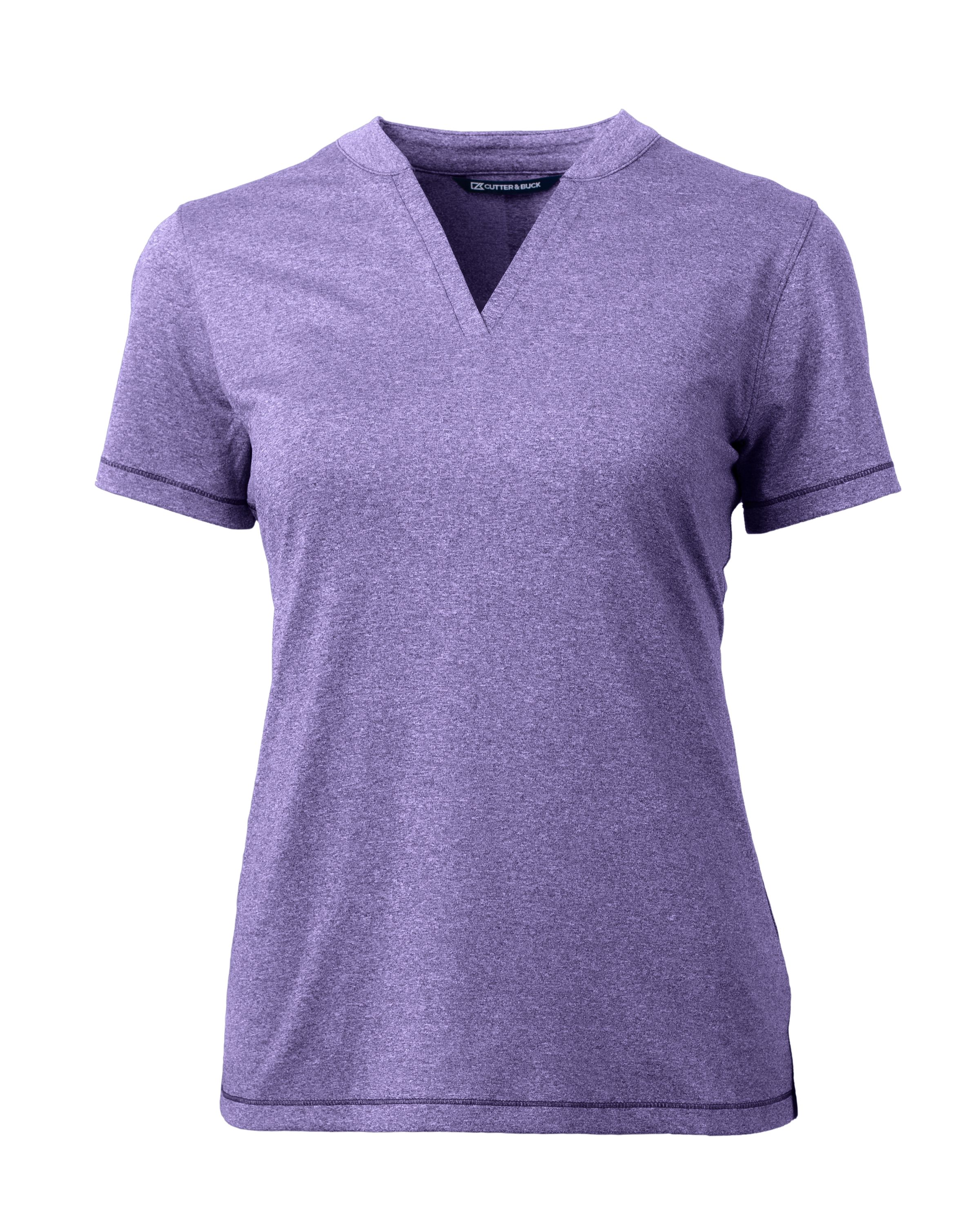 Cutter & Buck Forge Recycled Four-Way Stretch Heathered Womens Blade Top 68