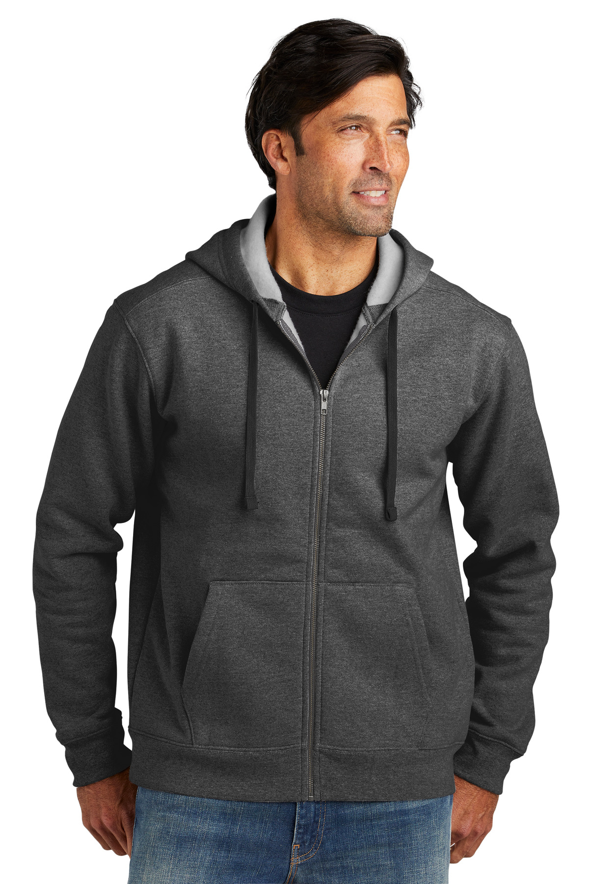 Volunteer Knitwear® Chore Fleece Full-Zip Hoodie 16
