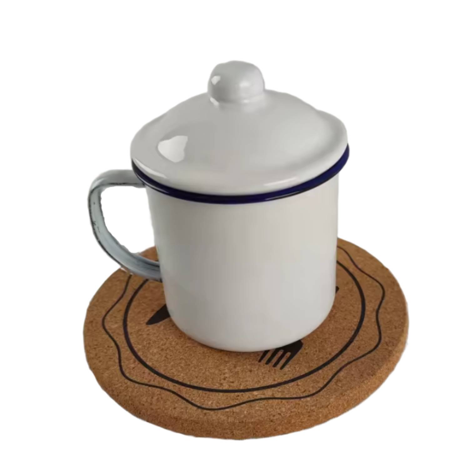 Eco-friendly Round Cork Wood Coaster 5