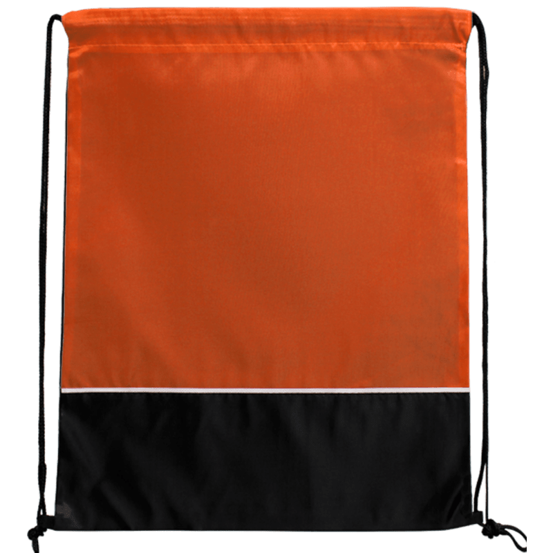 Two Tone Classic Drawstring Tote Bags 3