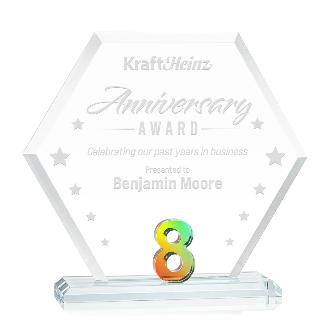 Riviera Milestone Award - Prismatic