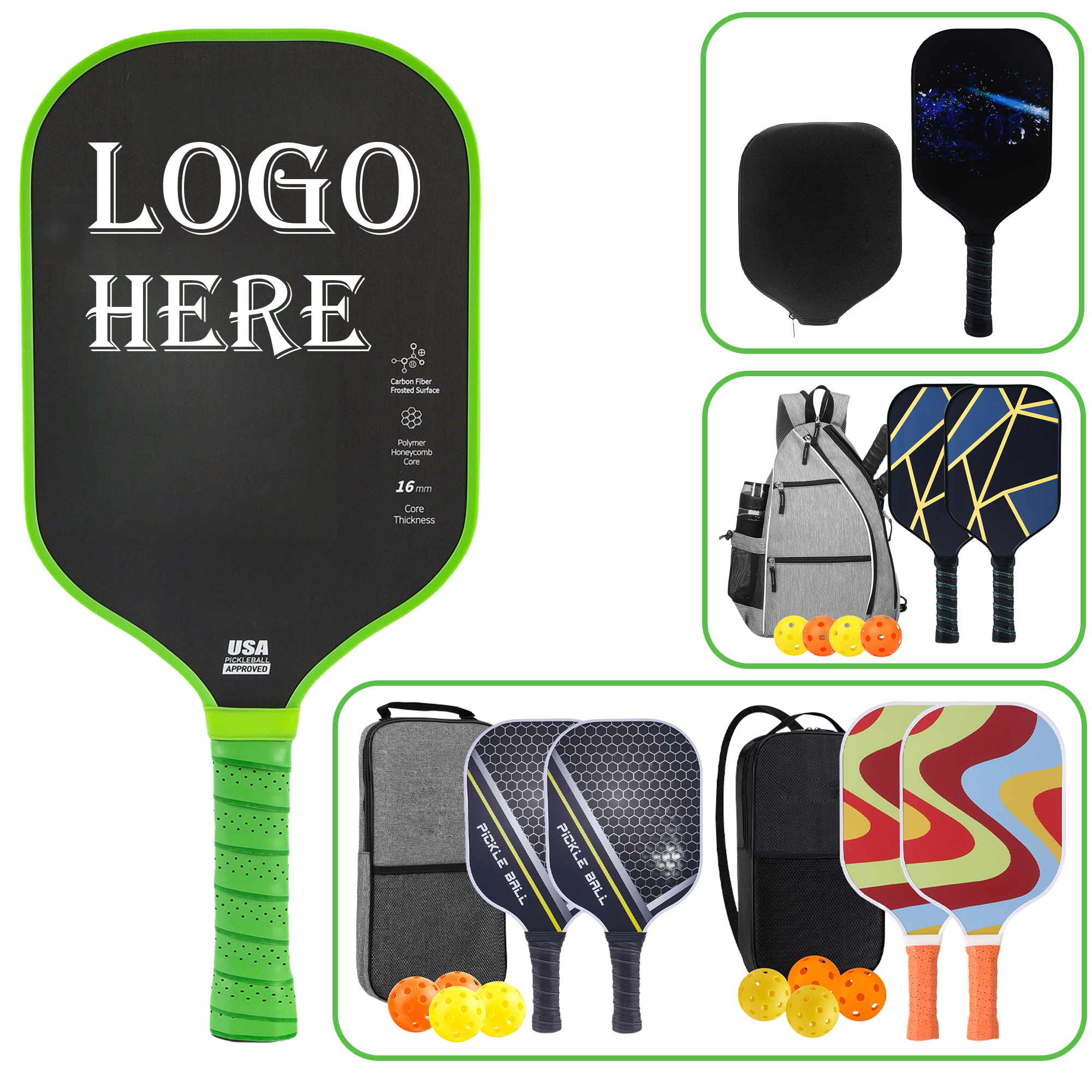 USAAP Premium Pickleball Paddle MOQ20 2