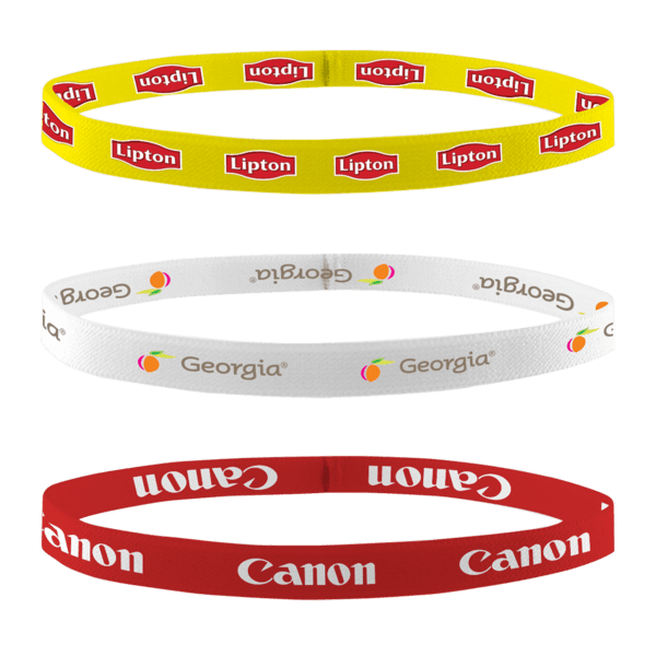 1/2" Dye Sublimated Stretchy Elastic Headband 1